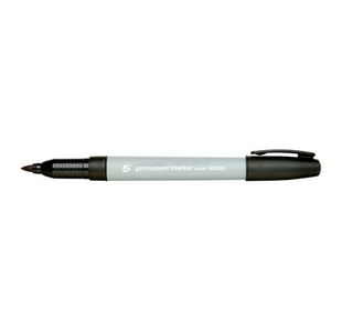 Permanent Marker Fine Tip Black Pk10