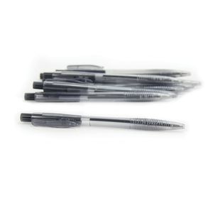 Retractable Ball Pen Med Black Pk20