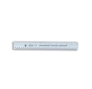 Ruler Shatter-Resistant 300Mm Pk10