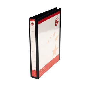 A4 Pres Ring Binder Blk Pk10