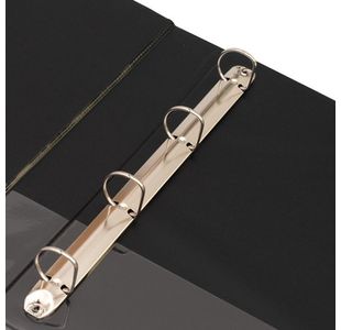 A4 Pres Ring Binder Blk Pk10