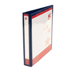 A4 Pres Ring Binder 25Mm Blue Pk10