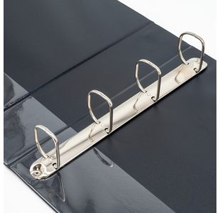 A4 Pres Ring Binder 50Mm Black Pk10