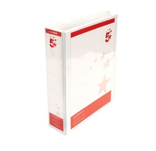 A4 Pres Ring Binder 50Mm White Pk10