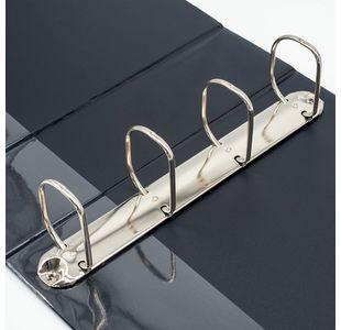 A4 Pres Ring Binder 65Mm Black Pk10