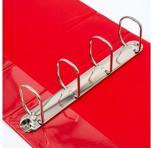 A4 Pres Ring Binder 65Mm Red Pk10