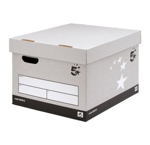 Storage Box + Lid Grey Pk10