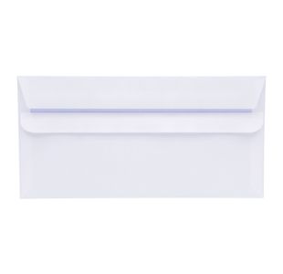 Env Wlt 80Gsm Dl White Pk50