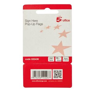 Sign Here Index Flags 46X25Mm Pk500