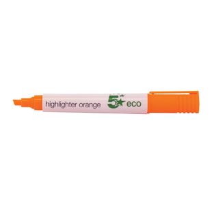 Eco Highlighter Chisel Tip Org Pk10
