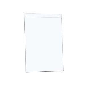 Sign Hldr Wall Dsp Portrait A4 Clr