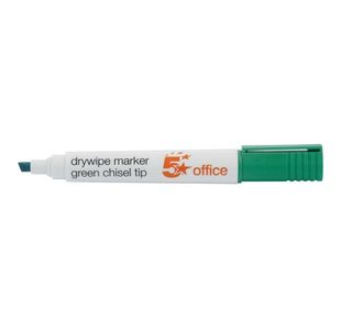 Drywipe Marker Chisel Tip Wlt Pk4