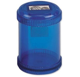 Pencil Sharpener Canister Blue Pk10