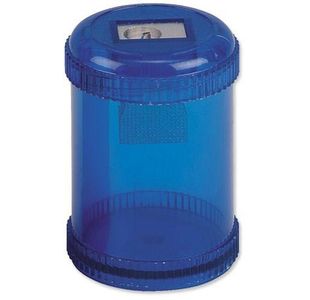 Pencil Sharpener Canister Blue Pk10