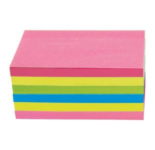 Xsticky Re-Move Note Neon Pk6