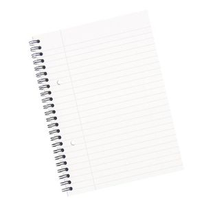 Notebook A5+ Red/Wht Pk10