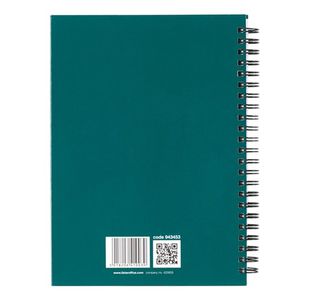 Twinbound Hardback A5 140Pg Teal Pk5