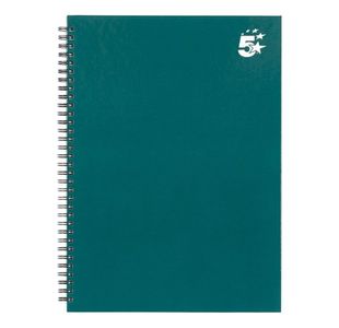 Twinbound Hardback A4 140Pg Teal Pk5