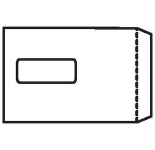 Env Pkt Wdw C5 Wht Pk500