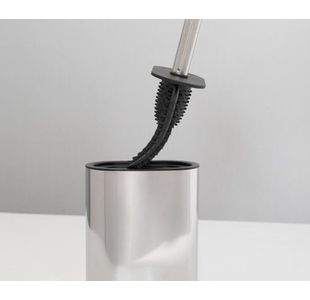 Sana Silicone Toilet Brush /Hldr Stl