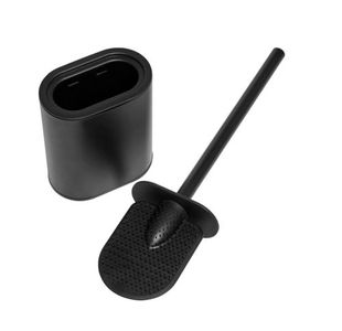Sana Silicone Toilet Brush /Hldr Blk