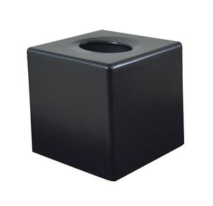 Devon Tissue Box Holder Black Pk6