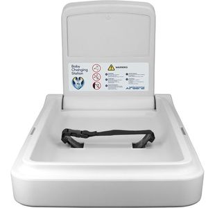 Vertical Baby Changing Unit Cream