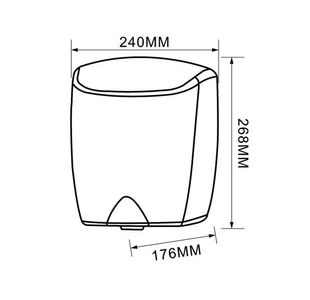 Bluedry Mini Jet Hand Dryer White