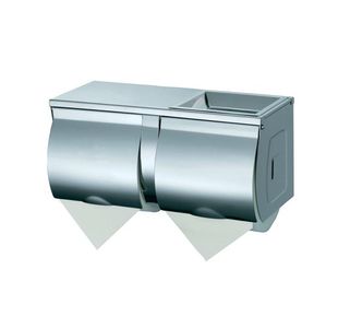 Double Toilet Roll Holder Ssteel