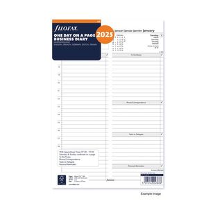 Filofax Refill Day Per Page A4 2025