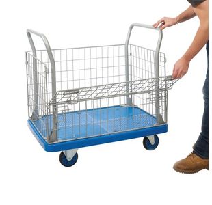 Trolley Platform Mesh Surrnd Blue