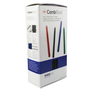 Gbc Combbind A4 12Mm Bind Comb Pk100