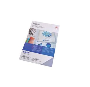 Gbc Hiclear Bind Cvr 250 Sup/Clr P50
