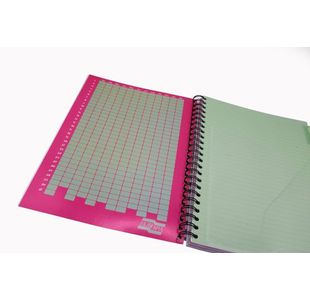 Europa Project Book 200P A4 Pink Pk3