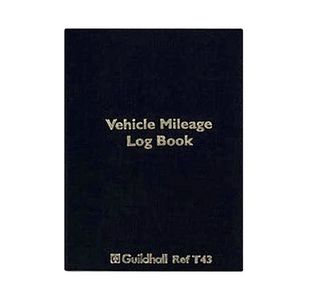 Guildhl Vhcle Mileage Log Blk Wrebnd