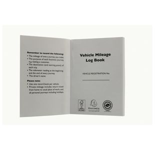 Guildhall Vehicle Mileage Log Book