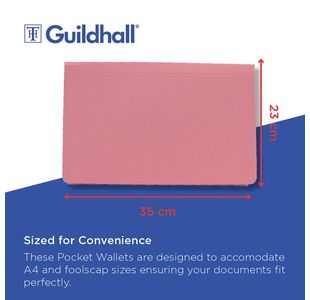 Guildhall Full Flp Pkt Wlt Pink Pk50
