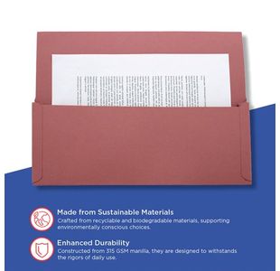 Guildhall Pkt Wlt 14X10 Pink Pk50