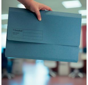 Guildhall Doc Wlt Foolscap Blue Pk50