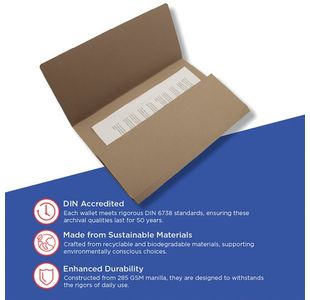 Guildhall Doc Wlt Foolscap Buff Pk50