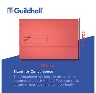 Guildhall Doc Wlt Foolscap Pink Pk50