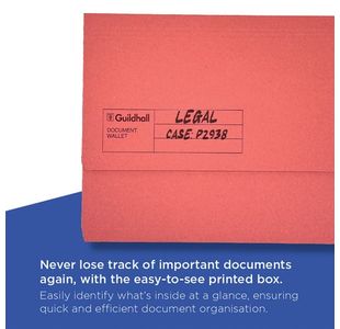 Guildhall Doc Wlt Foolscap Pink Pk50