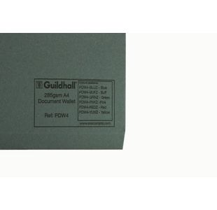 Guildhall Doc Wallet A4 Blue Pk50
