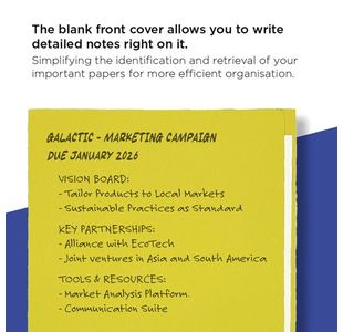 Guildhall Sq Cut Fldr 315G Ylw Pk100