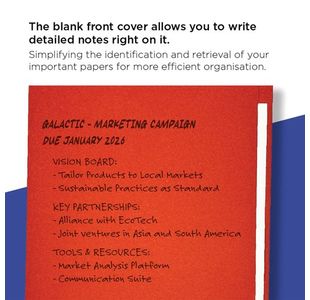 Guildhall Sq Cut Folder Red Pk100