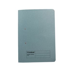 Guildhall Pkt Sprl File Blue Pk25