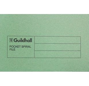 Guildhall Pkt Sprl File Grn Pk25