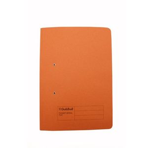Guildhall Pkt Sprl File Orange Pk25
