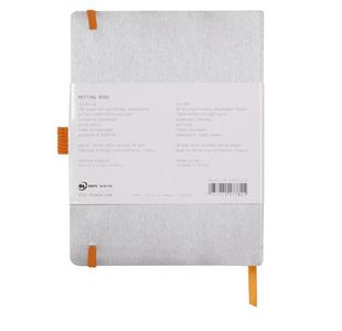Rhodiarama Meeting Book A5+ Silver