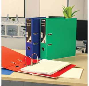 Guildhall Lach File A4 80Mm Blk Pk10